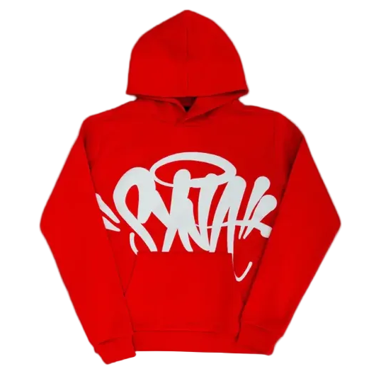 Syna World Logo Hoodie - Red/White