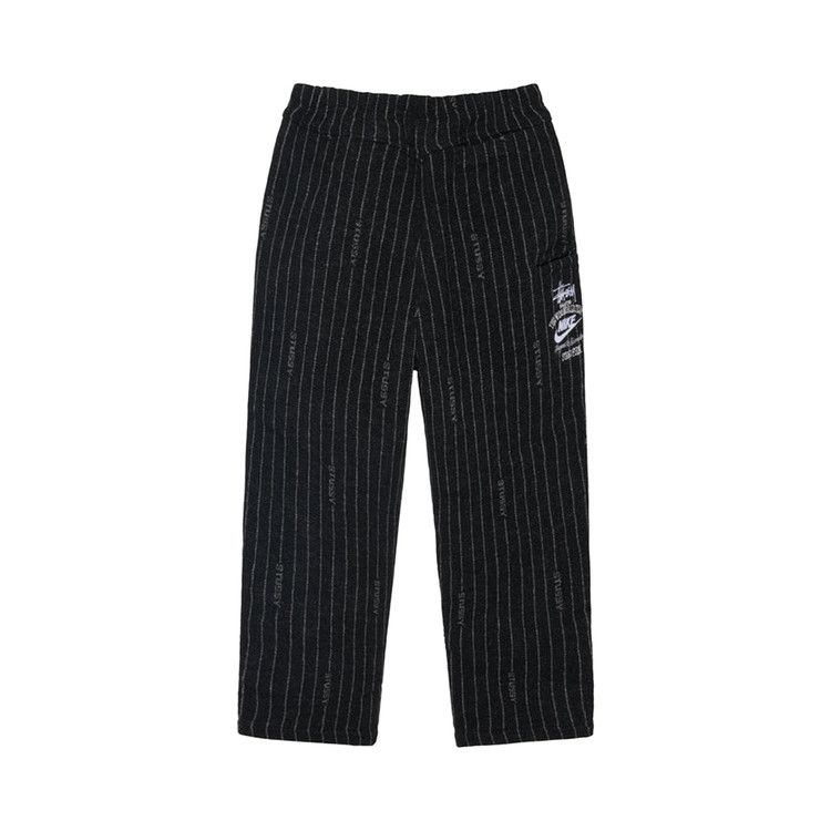 Stussy x Nike Stripe Wool Pant 'Black'