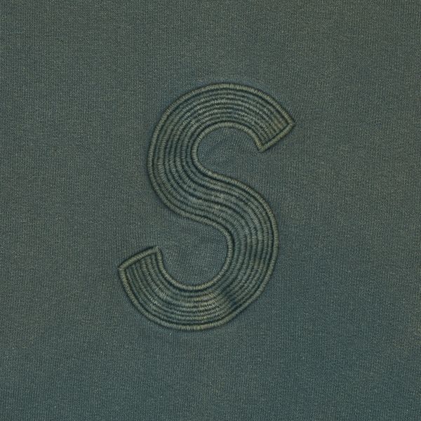 Supreme Overdyed S Logo Hooded Sweatshirt 'Teal'