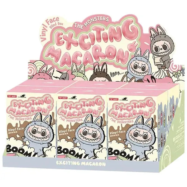 POP MART Labubu The Monsters Exciting Macaron Vinyl Face Sealed Case (6 Blind Boxes) (Case)