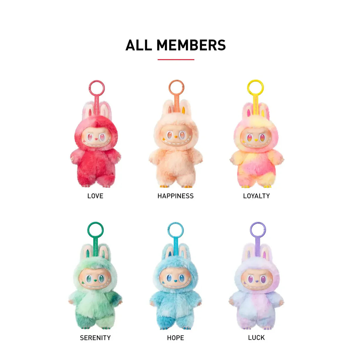 Pop Mart The Monsters Labubu Big Into Energy Series Vinyl Plush Pendant Face Seal