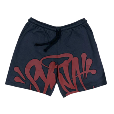 Syna World Logo Shorts - Burgundy/Grey