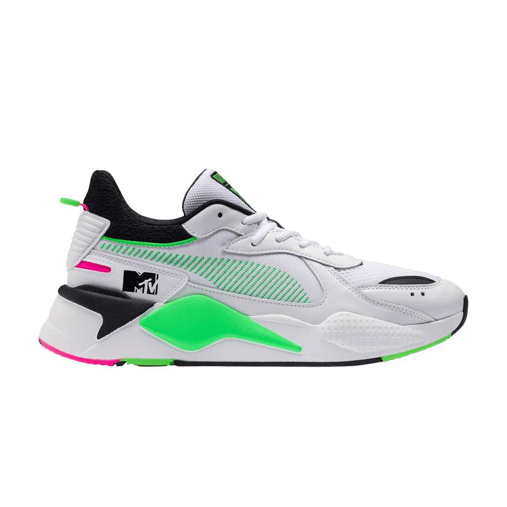 MTV x Puma RS-X Tracks 80s - White Fluro Green