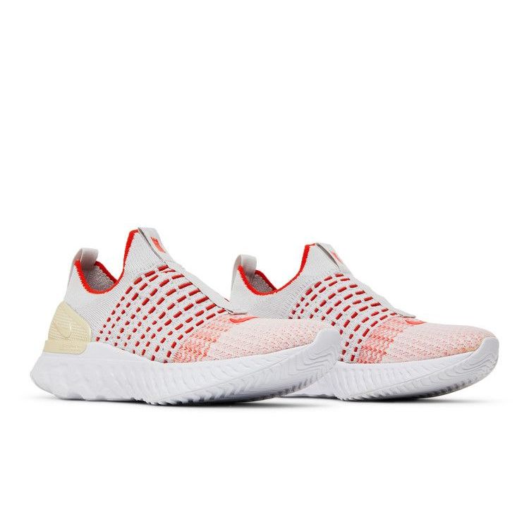 Nike Wmns React Phantom Run Flyknit 2 'Vast Grey Orange'