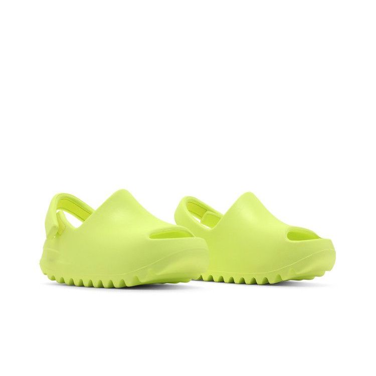 Adidas Yeezy Slides Infants 'Glow Green'