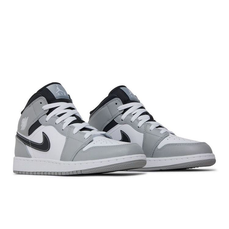 Air Jordan 1 Mid GS 'Light Smoke Grey'