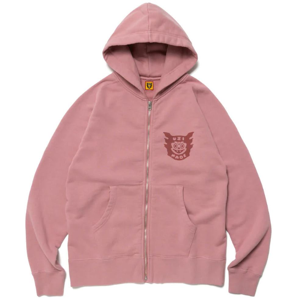 Human Made Uzi Made Zip Hoodie 'Pink'