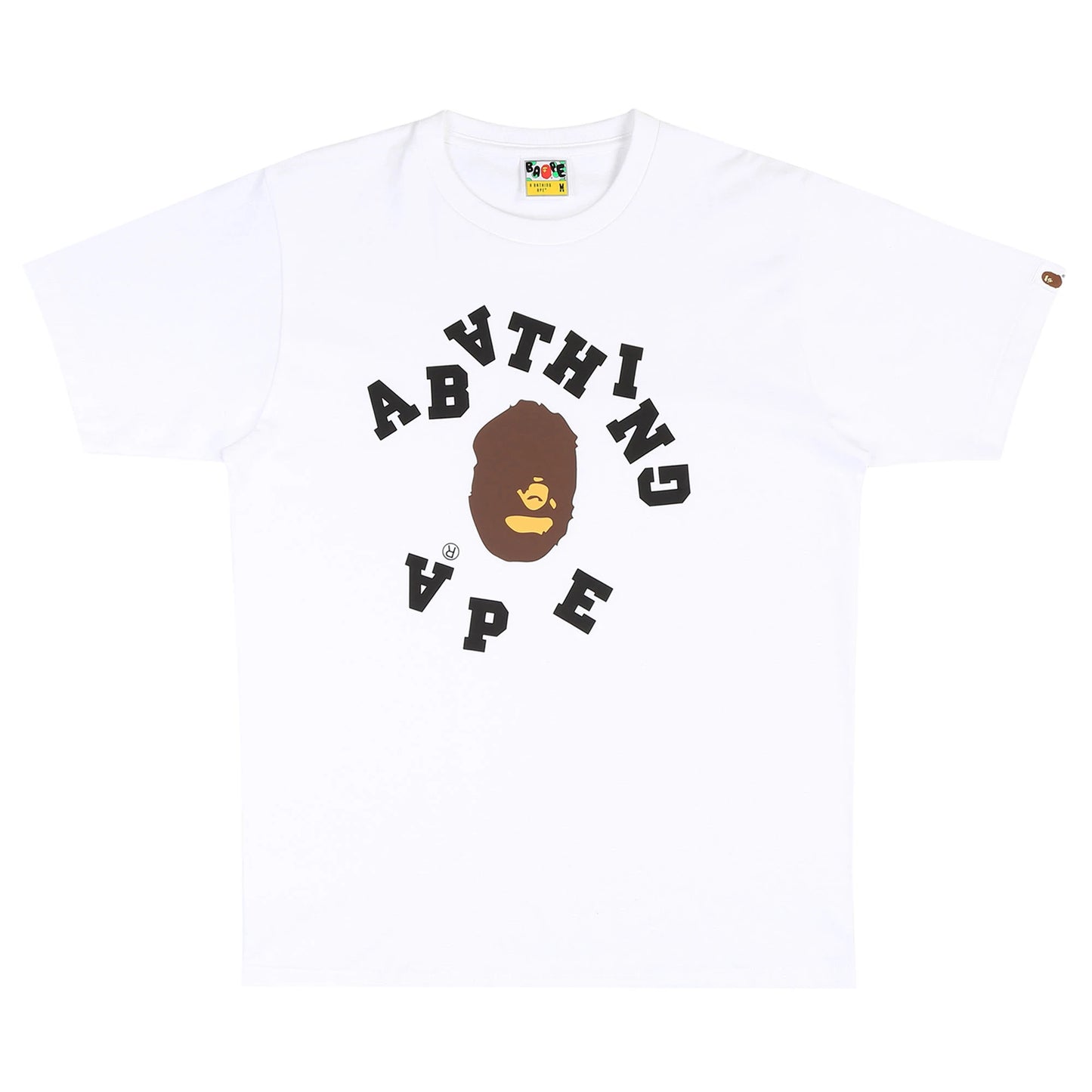 BAPE Broken College T-Shirt - White