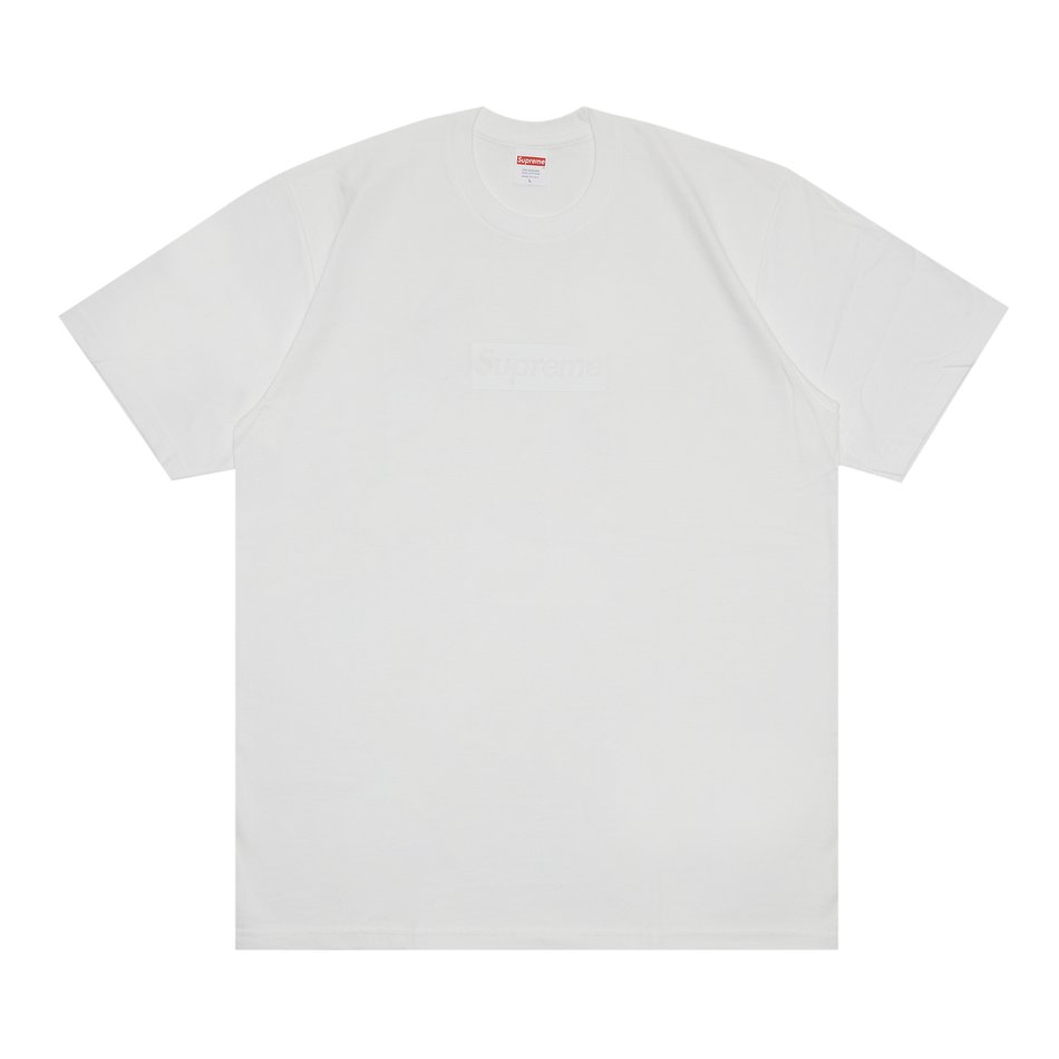 Supreme Tonal Box Logo Tee 'White'