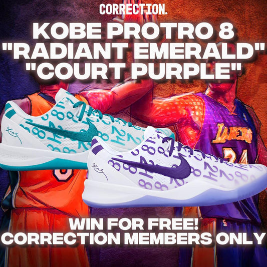 10/02/24- Weekly Sneaker Drop: Featuring The Kobe Protro 8 "Radiant Emerald, Court Purple"