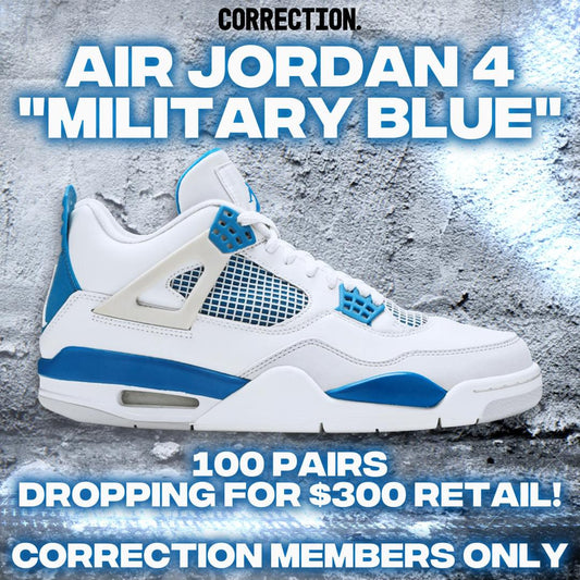 17/02/24- Weekly Sneaker Drop: Featuring The Air Jordan 4 "Military Blue"