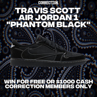 11/11/23 - Weekly Sneaker Drop: Featuring The Air Jordan 1 x Travis Scott "Phantom Black"