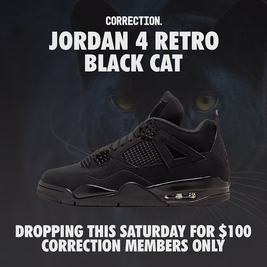 23/09/23 - Weekly Sneaker Drop: Featuring The Air Jordan 4 "Black Cat"