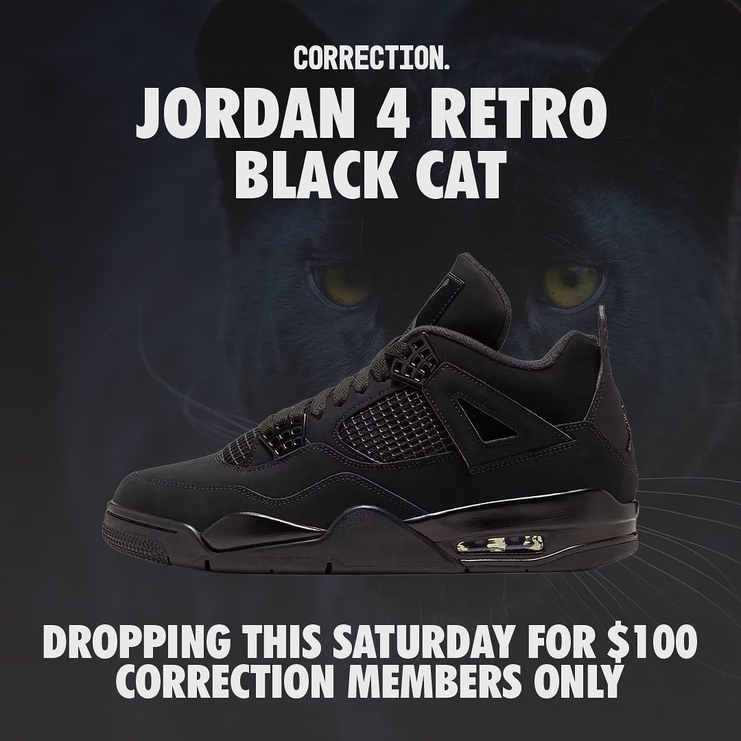 23/09/23 - Weekly Sneaker Drop: Featuring The Air Jordan 4 "Black Cat"
