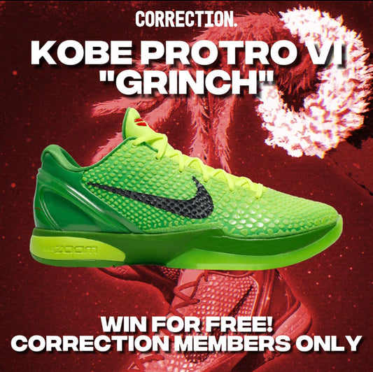 06/04/24- Weekly Sneaker Drop: Featuring The Kobe Protro VI “Grinch”