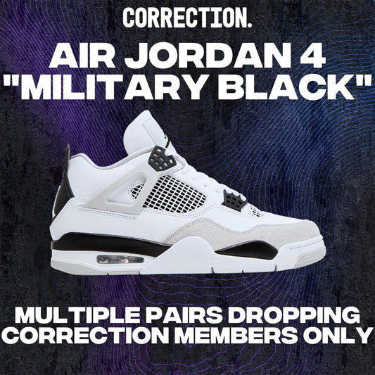 16/03/24- Weekly Sneaker Drop: Featuring The Air Jordan 4 "Military Black"