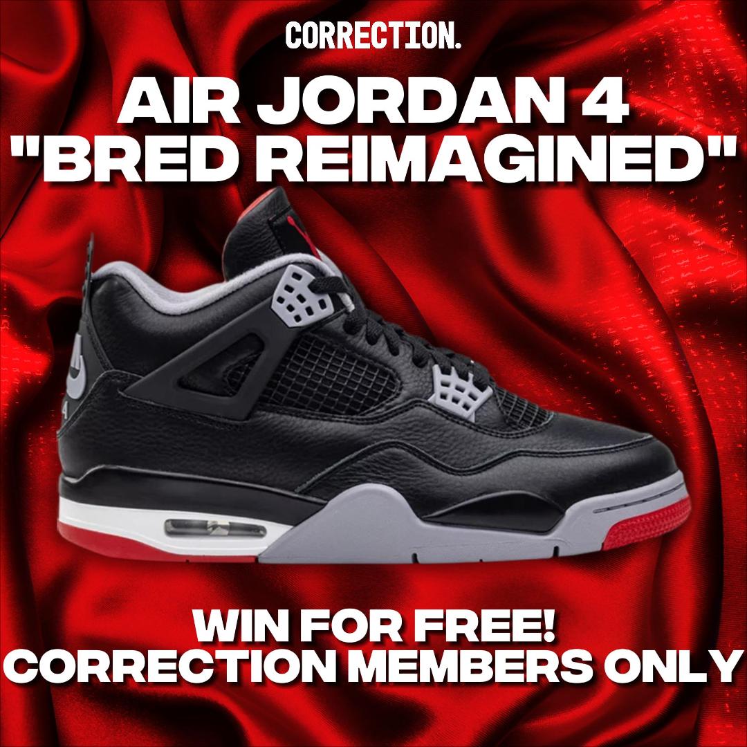 20/01/24- Weekly Sneaker Drop: Featuring The Air Jordan 4 "Reimagined Bred"