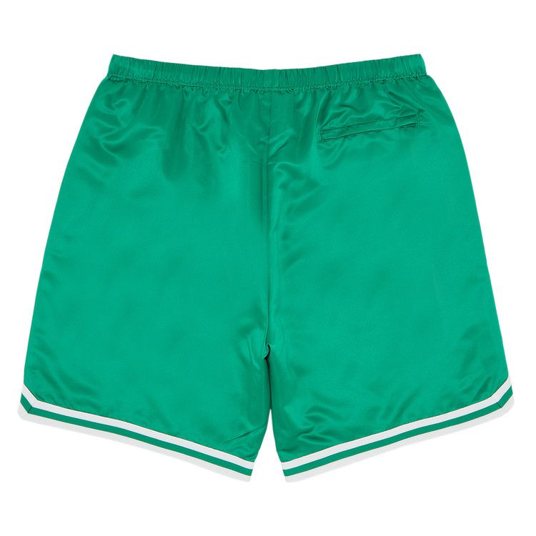 Supreme x Mitchell & Ness Satin Basketball Short 'Green'