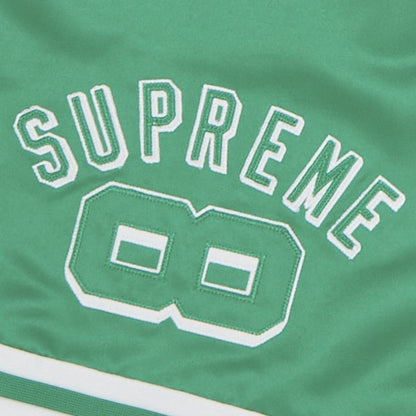 Supreme x Mitchell & Ness Satin Basketball Short 'Green'