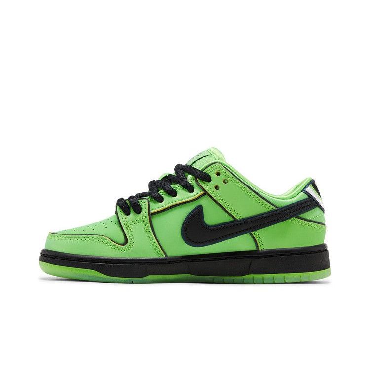 The Powerpuff Girls x Nike Dunk Low Pro SB QS PS 'Buttercup'