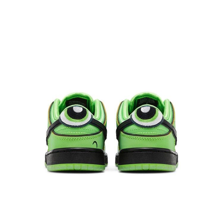 The Powerpuff Girls x Nike Dunk Low Pro SB QS PS 'Buttercup'