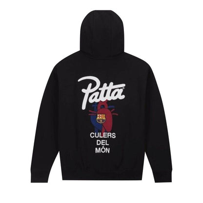 Nike FC Barcelona x Patta Solo Swoosh Hoodie 'Black'