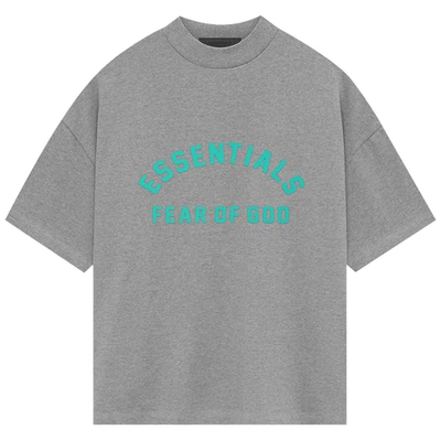 Fear of God Essentials Heavy Jersey Short-Sleeve Tee 'Dark Heather Oatmeal'