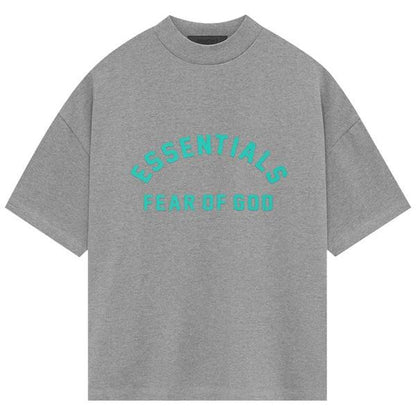 Fear of God Essentials Heavy Jersey Short-Sleeve Tee 'Dark Heather Oatmeal'