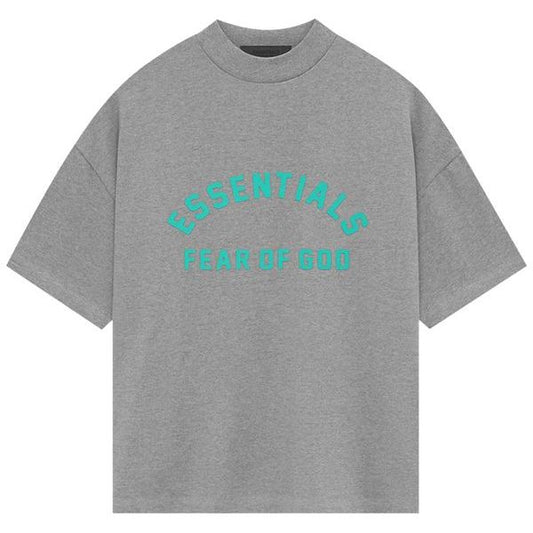 Fear of God Essentials Heavy Jersey Short-Sleeve Tee 'Dark Heather Oatmeal'