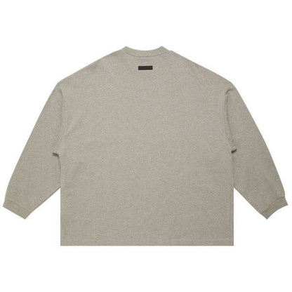 Fear of God Essentials Long-Sleeve T-Shirt 'Dark Heather Oatmeal'
