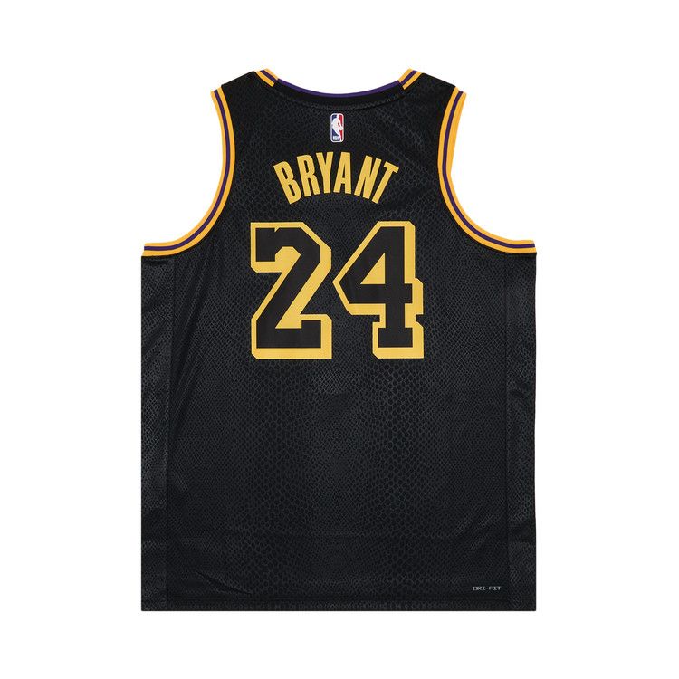 Nike Kobe Mamba Mentality Los Angeles Lakers City Edition Swingman Jersey 'Black'
