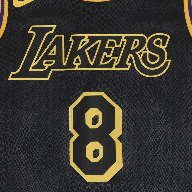 Nike Kobe Mamba Mentality Los Angeles Lakers City Edition Swingman Jersey 'Black'