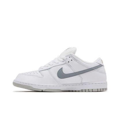 Supreme x Dunk Low SB 'White Metallic Silver'