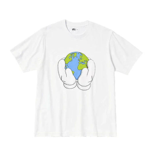 Kaws x Uniqlo Peace For All Tee 'White'