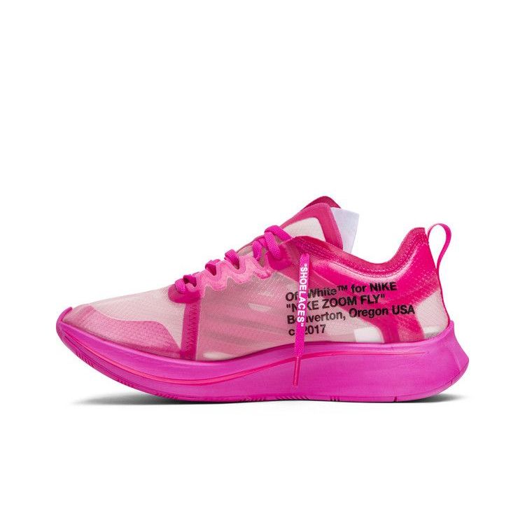 Off-White x Nike Zoom Fly SP 'Tulip Pink'