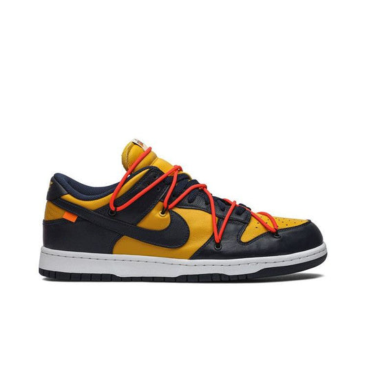 Off-White x Nike Dunk Low 'University Gold'