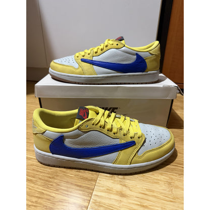 Travis Scott Jordan 1 Low Canary