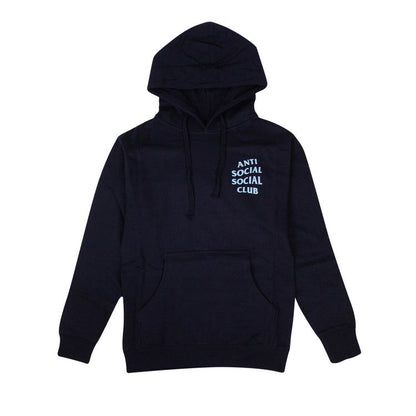 Anti Social Social Club Glitter Blinded Hooded Sweatshirt 'Navy Blue'