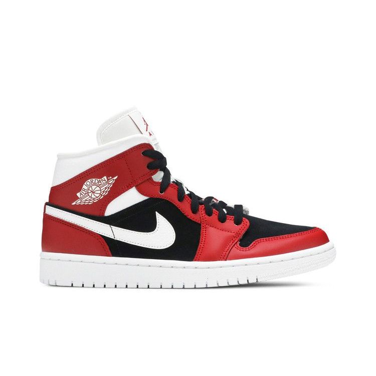 Wmns Air Jordan 1 Mid 'Gym Red Black'