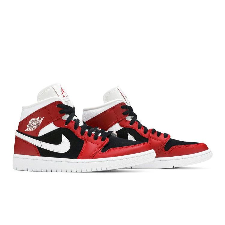 Wmns Air Jordan 1 Mid 'Gym Red Black'