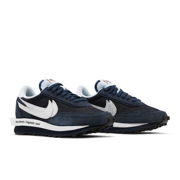 Fragment Design x sacai x Nike LDV Waffle 'Blackened Blue'