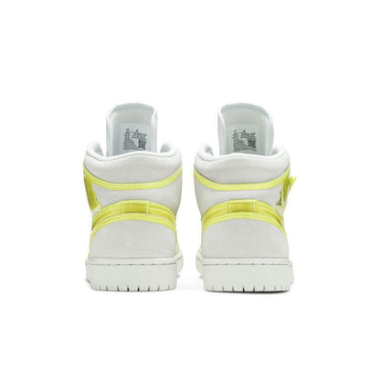 Wmns Air Jordan 1 Mid LX 'Off White Opti Yellow'