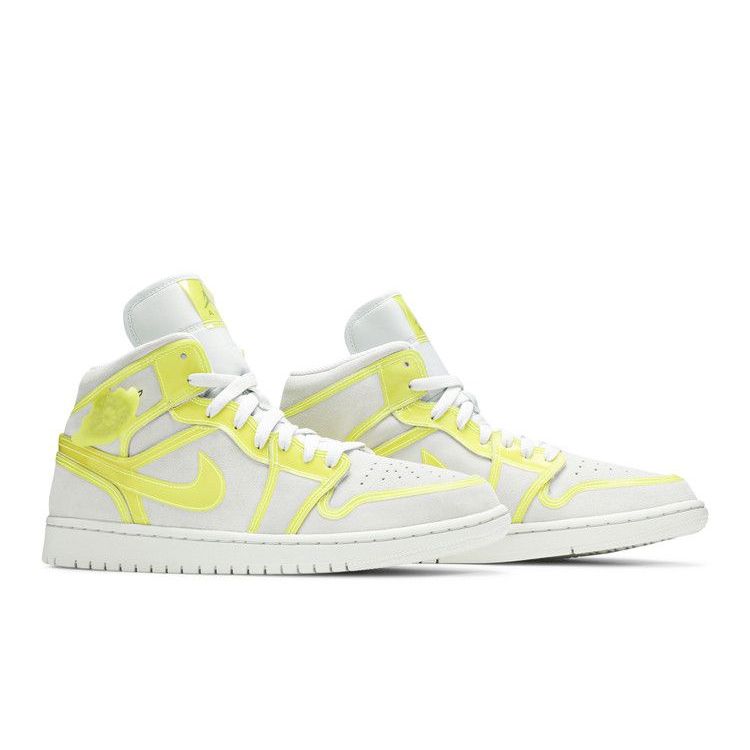 Wmns Air Jordan 1 Mid LX 'Off White Opti Yellow'