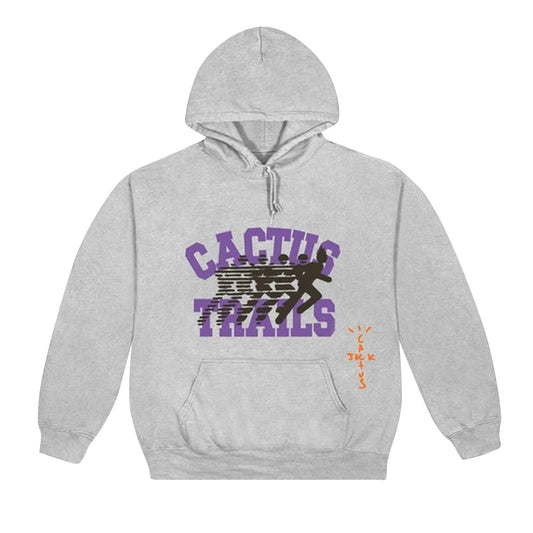 Travis Scott Running Wild Varsity Hoodie - Heather Grey