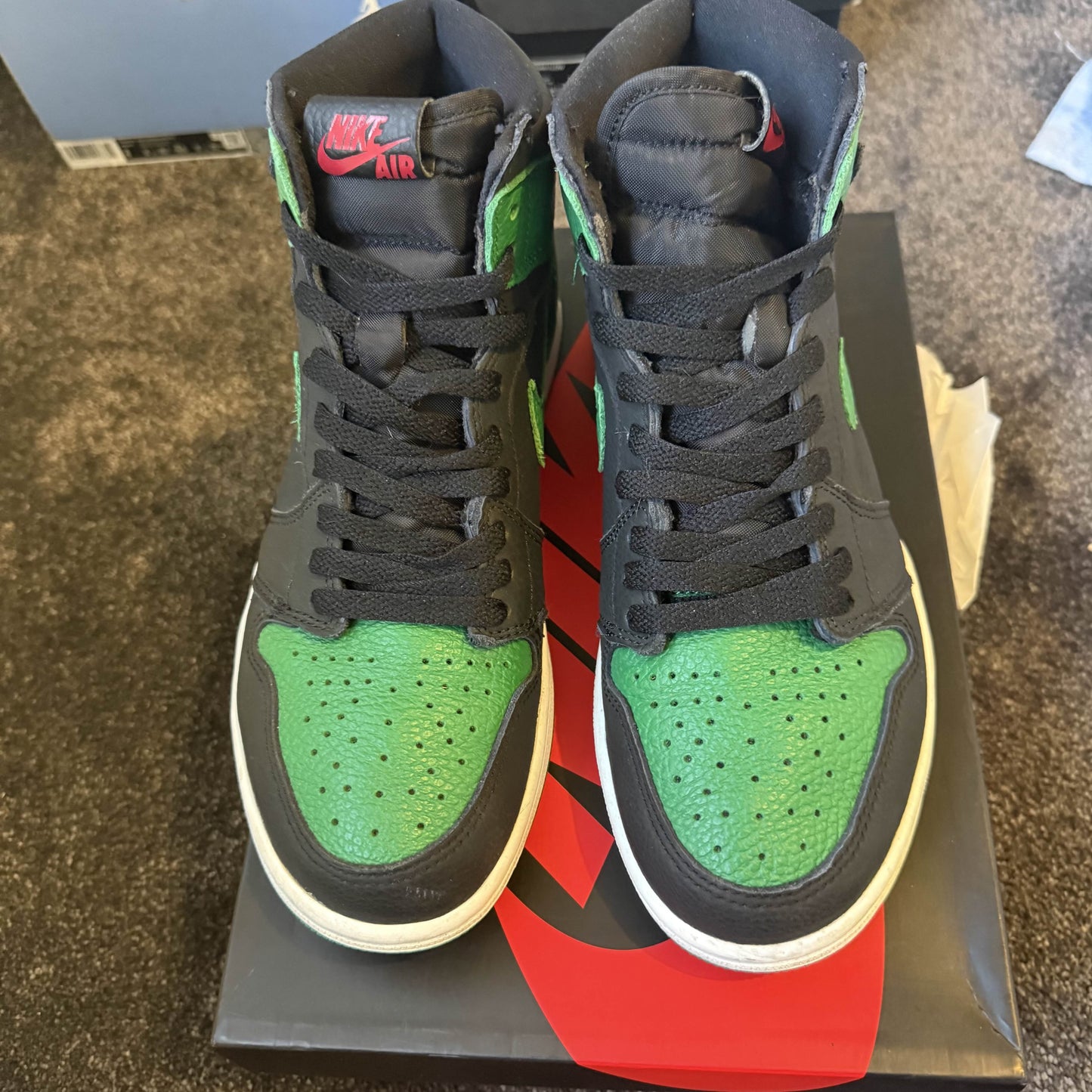 Jordan 1 Retro High Pine Green Black 2.0