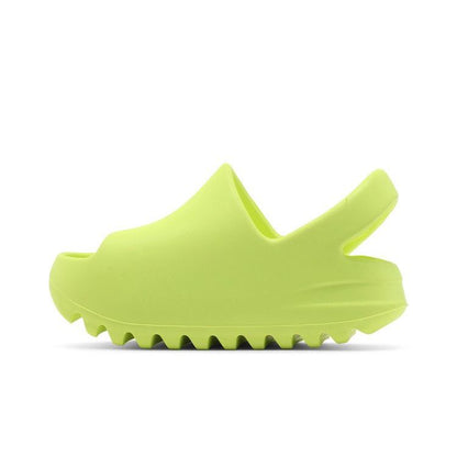 Adidas Yeezy Slides Infants 'Glow Green'