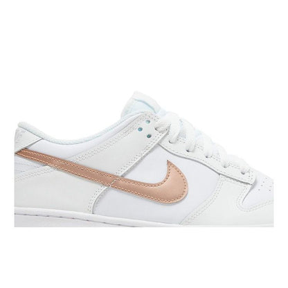 Nike Dunk Low GS 'White Metallic Red Bronze'