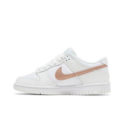 Nike Dunk Low GS 'White Metallic Red Bronze'
