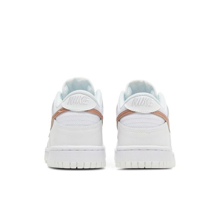 Nike Dunk Low GS 'White Metallic Red Bronze'