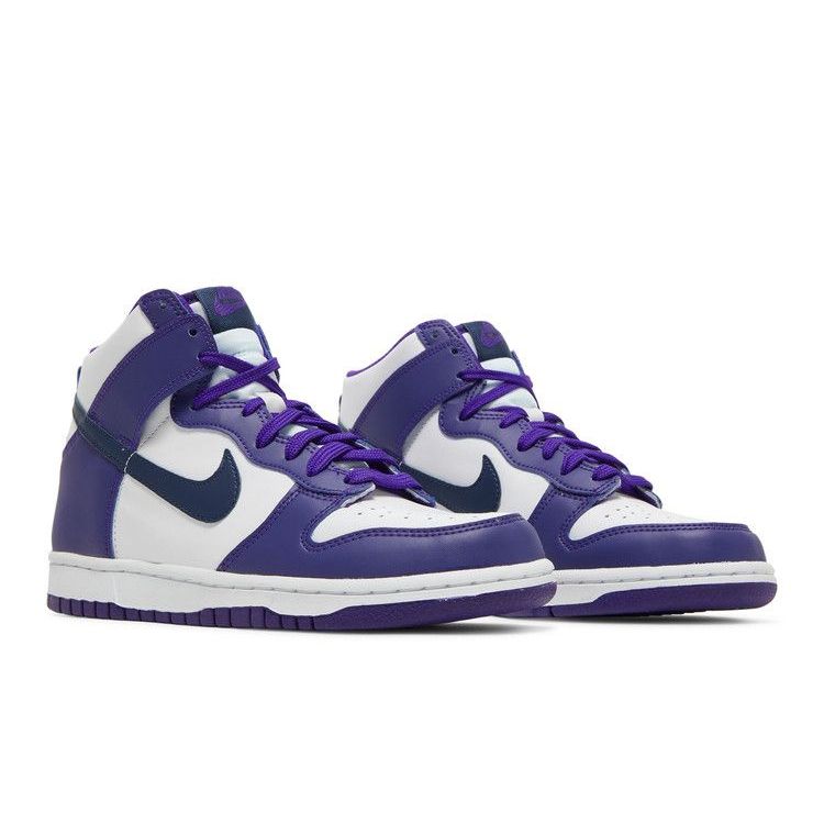 Nike Dunk High GS 'White Midnight Navy'